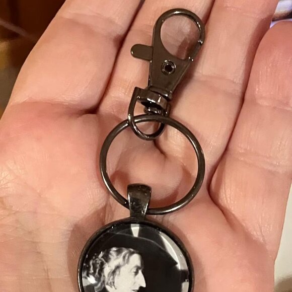 (2/$12,4/$20) Wicked Witch Shadow Keychain - Picture 2 of 2